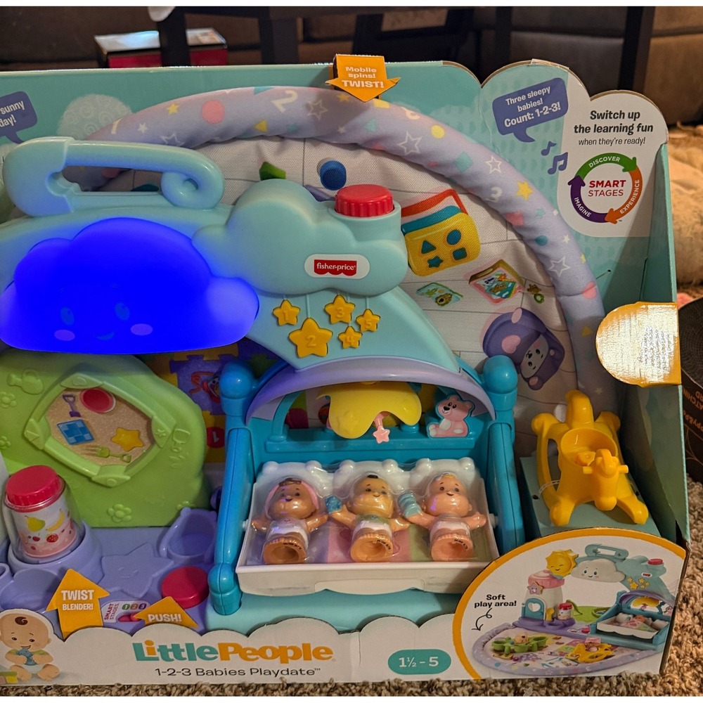 Fisher-Price Little People 1-2-3 Babies Playdate Set (NWT) - Picture 9 of 9